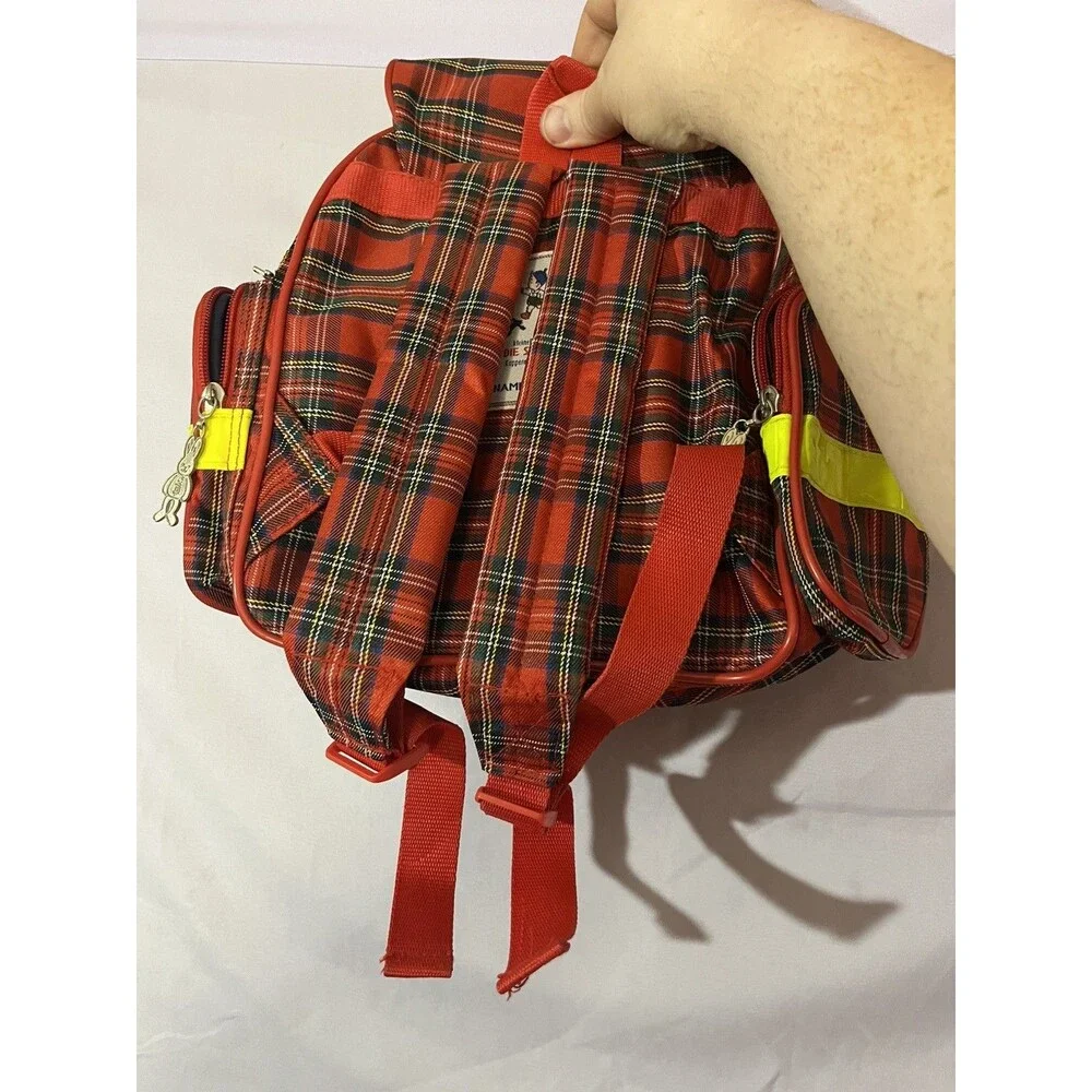 DIE SPIEGELBURG FELIX RABBIT TARTAN PLAID KIDS BACKPACK